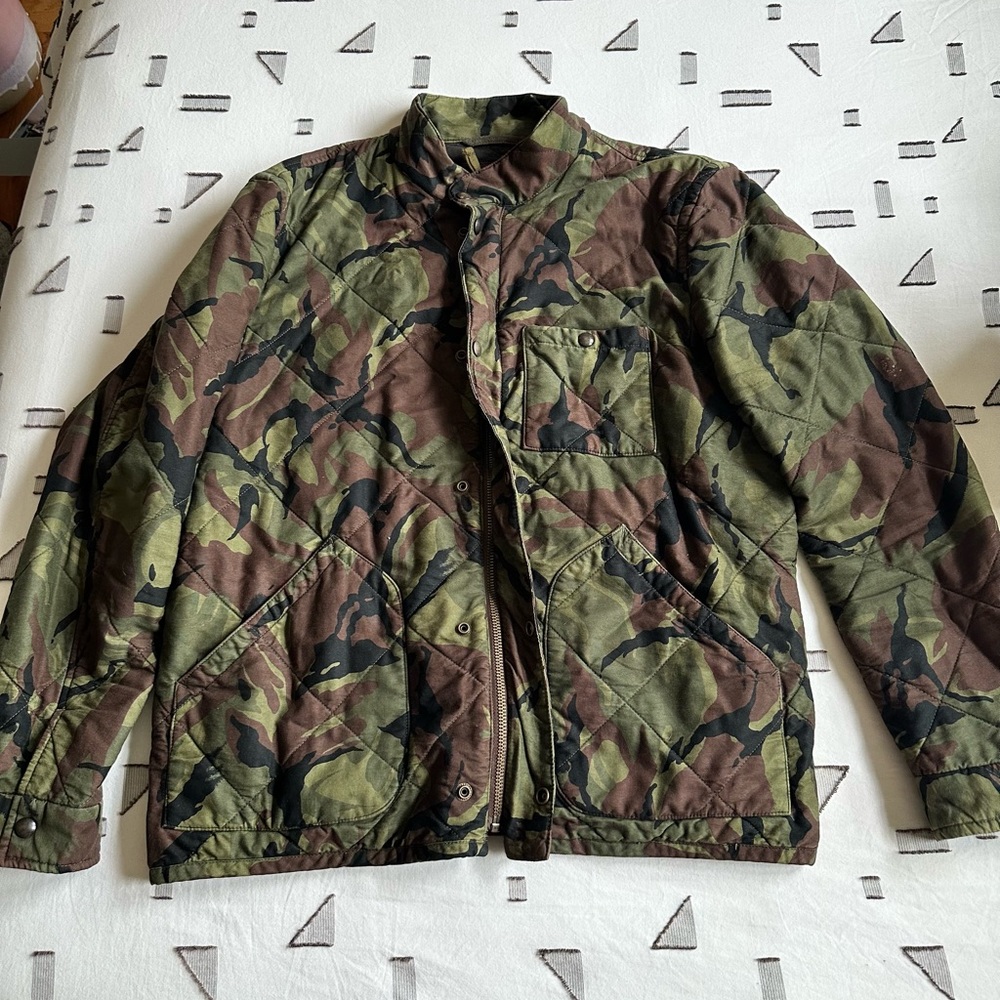 J Crew Quilted Bomber Jacket